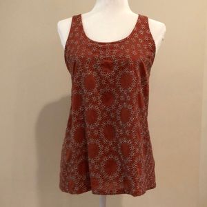 Anthropologie HWR Sleeveless Embroidered Blouse; Size Small.